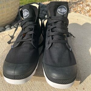 Palladium Black Athletic High-Top Shoes